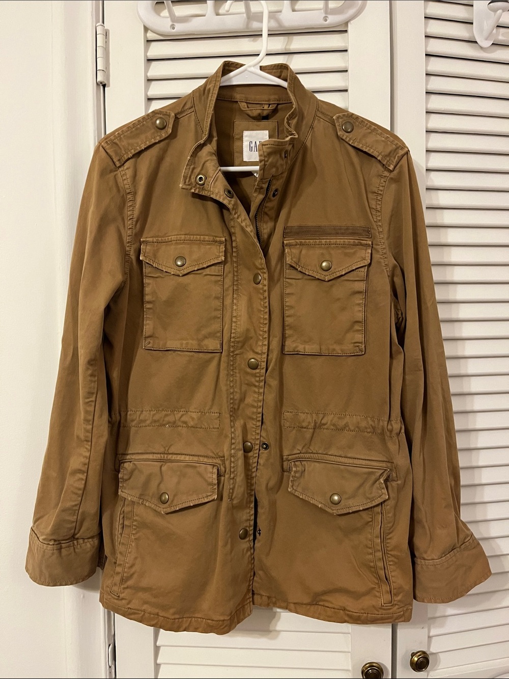 GAP Women's XS Utility Jacket in Tan